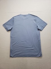 Old Navy Active Men Shirt L Light Blue Crew Neck Flat Front Pullover Casual Tee