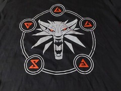 The Witcher 3 Signs of the Witcher Black Soft Feel T Shirt Size Medium