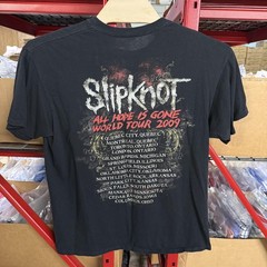 Slipknot Shirt Mens XL Black All Hope Is Gone Tour 2009 Band Graphic Tee Music
