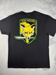Vintage Metal Gear Solid FOXHOUND Promo T-Shirt Large Konami Gaming Tee