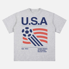 90s United States Soccer Shirt, Retro USA Team Graphic Tee