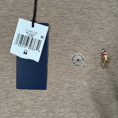 Polo Ralph Lauren Shirt Mens M Brown Custom Slim Fit Classics Pony Tee Soft