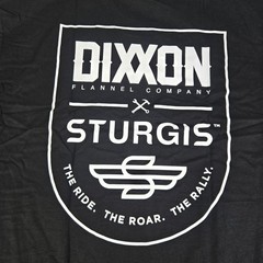 DIXXON Flannel Company Sturgis Rally Biker Motorcycle T Shirt Black Mens Size L