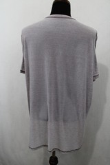 Lucky Brand Sz XXL Light Purple Ombre Venice Burnout Short Sleeve T-Shirt