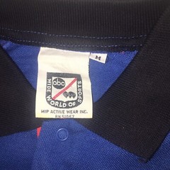 1980’s VTG ABC Wide World of Sports Blue Collared Shirt Vintage Size Medium M
