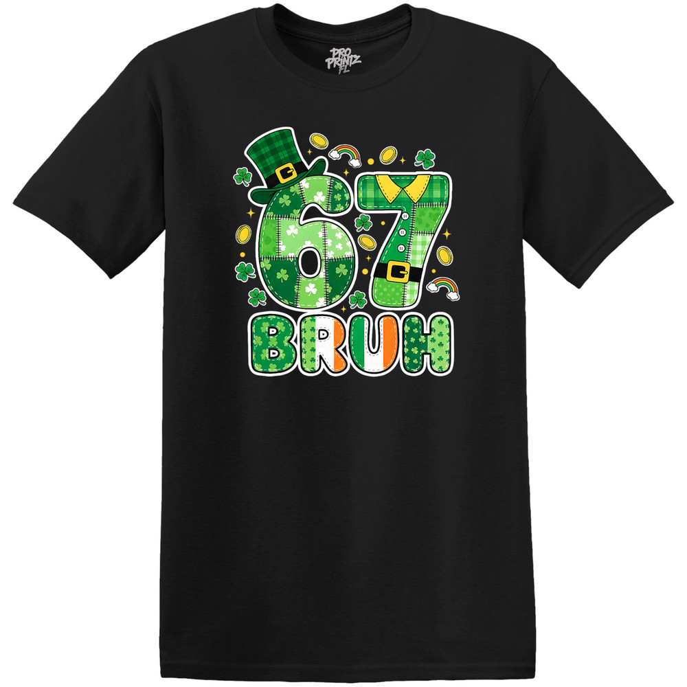 St. Patrick’s Day T-Shirt “Six Seven Bruh”