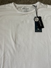 Kenneth Cole Medium Mobility Knit T-Shirt White Super Soft $49