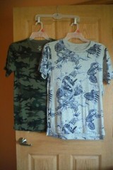 George Men’s printed Tee Camo/ Gray Snake, XS=39-32, S=34-36,M=38-40, NWT