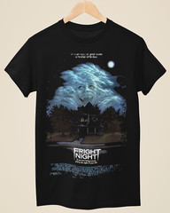 Fright Night – Movie Poster Inspired Unisex Black T-Shirt