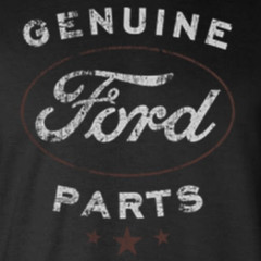 Ford Genuine Parts Retro / Vintage Logo 2-Sided Long Sleeve T-Shirt – F-150