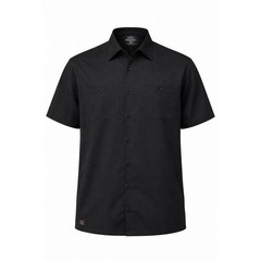 Dickies Mens Black Short Sleeve Work Shirt Temp Control 3XL