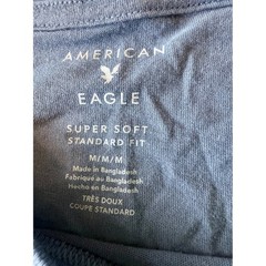 Bundle of 2 American Eagle Super Soft T-Shirts Mens Medium Blue Olive