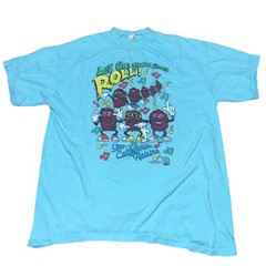 VINTAGE 80s The California Raisins Tee Men Large Blues Music 1988 Single Stitch
