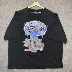 Grabitzsoul Grafitti T-Shirt Men XXXL Streetwear Art Black Short Sleeve 90s USA