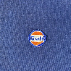 Vintage Gulf Oil Shirt Mens Size M Blue Gas Racing Tee Lot Of 2 Single Stitch