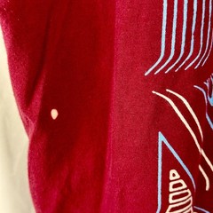 Volcom Men’s Stone Age Large Burgundy Graphic Surf Tee Streetwear