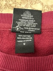 Universal Studios Harry Potter Gryffindor Pullover Sweatshirt NWT