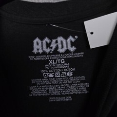 ACDC HIGHWAY TOO HELL Shirt Mens XL BLACK Concert TOUR CLASSIC ROCK Music NWT C