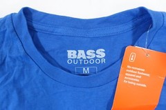 BASS OUTDOOR BLUE MEDIUM SUNSET DESERT ART TSHIRT MENS NWT NEW