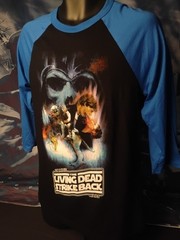 FRIGHT RAGS “Zombie Wars-The Living Dead Strike Back” M 3/4 Sleeve Band Tee
