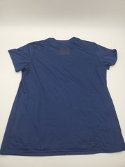 Adidas creator tee XL Women Spell Out Blue sneaker impact logo T-shirt..#16070
