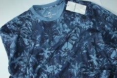 Tommy Bahama T Tee Shirt Canopy Camo Crew Indigo Blue SS New Medium M