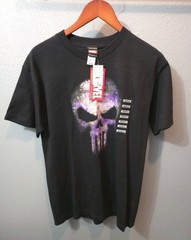 Marvel Comics The Punisher T-Shirt Mens Sz M Skull Black New Tags