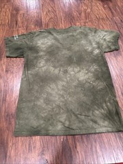 The Mountain Big Cat Lion Tiger Cheetah Panther Green Tie Dye Animal Shirt M