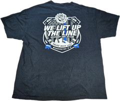 THIN BLUE LINE USA T-Shirt Men’s Black XL 100% Cotton Police Week 2022