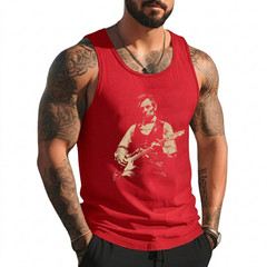 Abraham Lincoln Abe Lincoln Playing Guitar Retro Vintage Tank Top