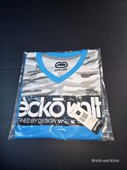 Ecko Unltd V-Neck Blue Atomic With Camo Men’s T-Shirt Sizes S, M, L, XL NWT