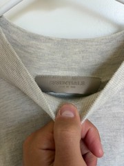 Fear of God Essentials Long-Sleeve Tee ‘Light Oatmeal’ Size: S (Used)
