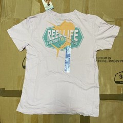 Reel Life Men’s Ocean Washed Short Sleeve Soft Pre-Shrunk Tee