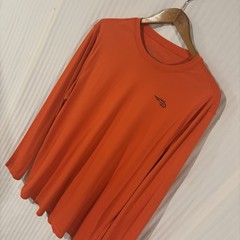 Reel Life Shirt Mens XL Orange Fish Ocean Outdoor Tee Surf Pullover Top JJ-5