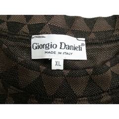 very cool Giorgi Danieli shirt, brown, Made in Italy, size: XL