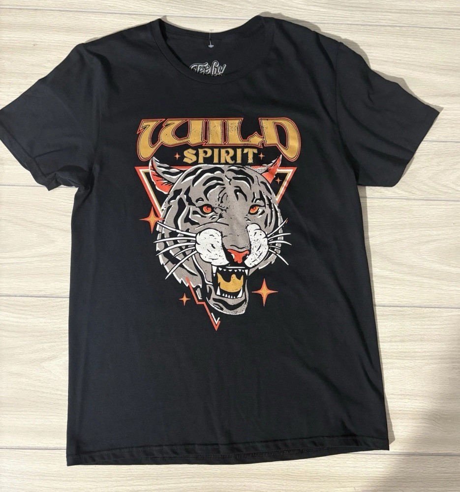 TEE LUV black T Shirt Mens Size L