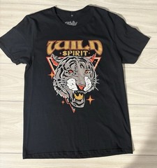 TEE LUV black T Shirt Mens Size L