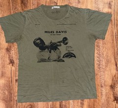 Miles Davis. Prestige New Sounds L.P. Cover Concord T Shirt Green Sz M/L