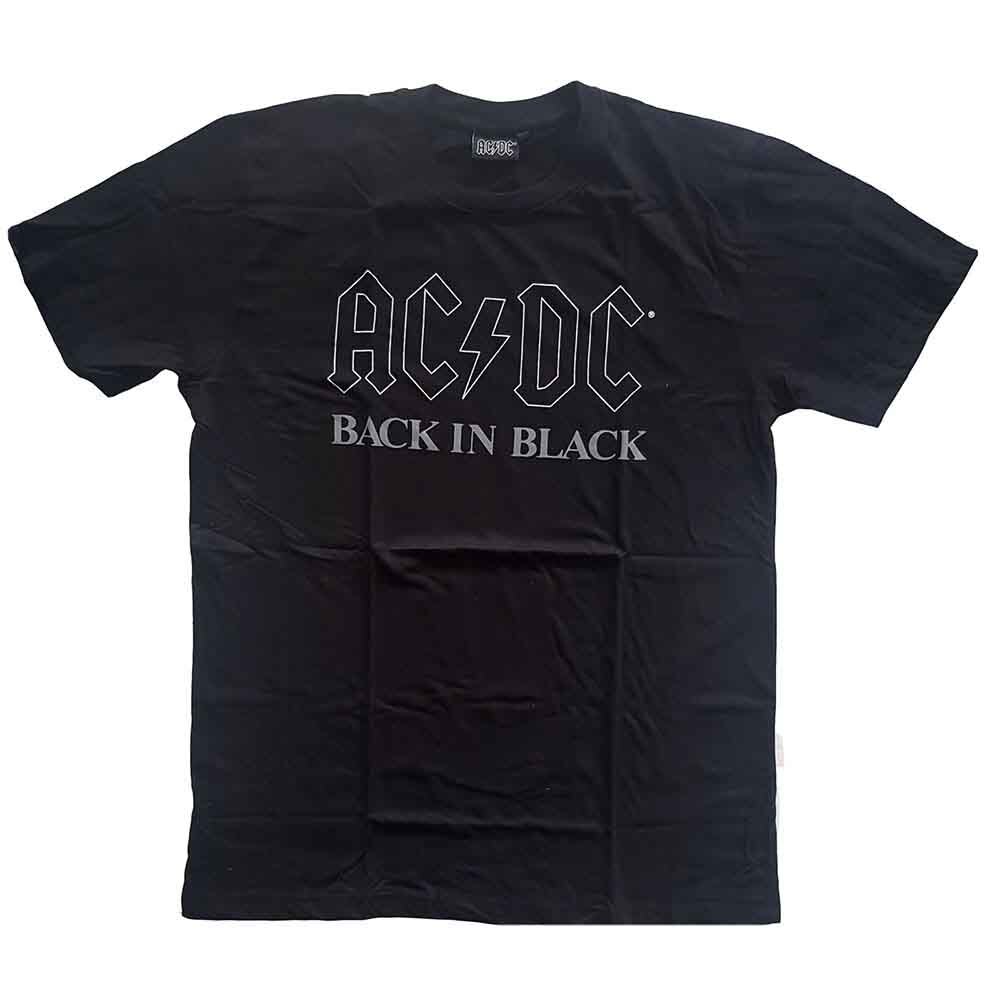 AC/DC Back In Black T-Shirt Black New