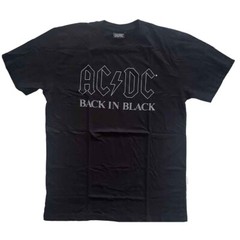 AC/DC Back In Black T-Shirt Black New