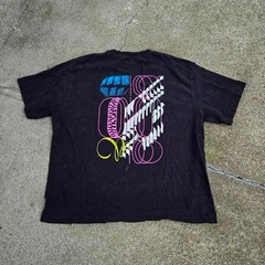 On Cloud Running Club Pastel Graphic T Shirt Black XL Gym Run Workout