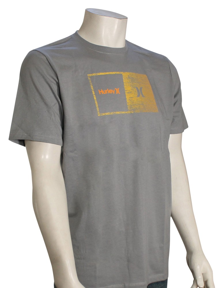 Hurley Everyday Halfer Gradient T-Shirt – Particle – New
