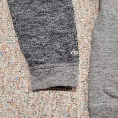 Rag & Bone Standard Issue Shirt Mens Medium Grey Raglan Long Sleeve Crewneck