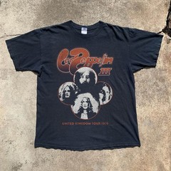Led Zeppelin III UK Tour 1970 T-shirt, Size S To Black Unisex T-shirt Size S-5XL