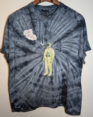Travis Scott Astroworld Tour Wish You Were Here Tie Dye Shirt Rap Art Tee XL