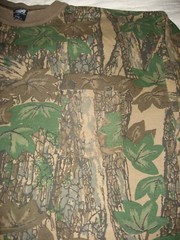 Vintage Ace Sportswear Men’s Trebark Camo Long Sleeve Pocket T Shirt Large USA