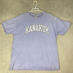 Kanakuk Shirt Mens Large Purple ComfortWash Camp Graphic Crewneck Tee Cotton
