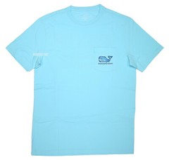 NWT Vineyard Vines Men SS Whale Pocket Crew T-Shirt Tee “BONEFISH WHALE FILL”
