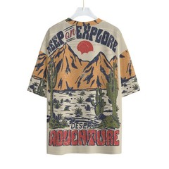 All-Over Print Unisex Drop-shoulder T-shirt