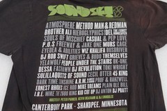 MINNEAPOLIS FESTIVAL CONCERT RAP HIP HOP T-SHIRT USA SIZE ??? SOUND SET 2010